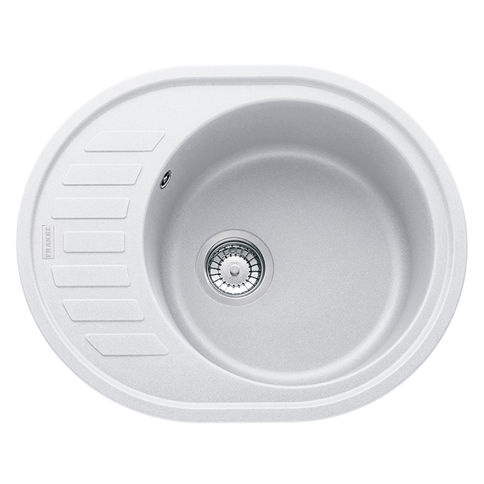 Sink with siphon granite ROG 611-62 white Franke (114.0381.069)