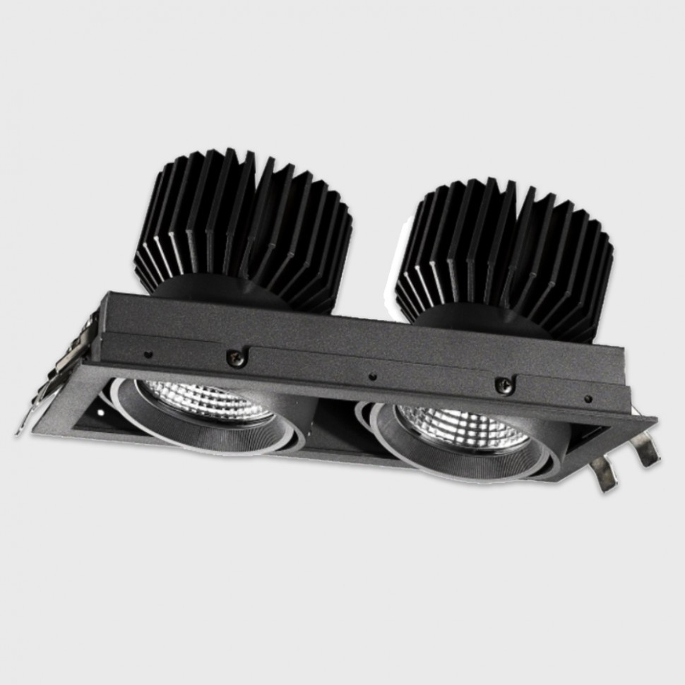 PRO IN, L260mm, W138mm, K115mm, LED 2x26W, 4000K, must (01.7722.52.840.BK)