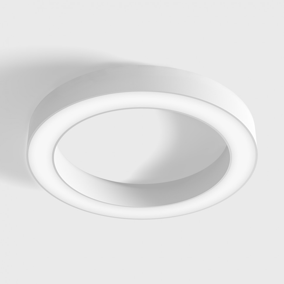 RING M, D390mm, H50mm, LED 25W, 3000K, valge (02.3900.25.930.WH)