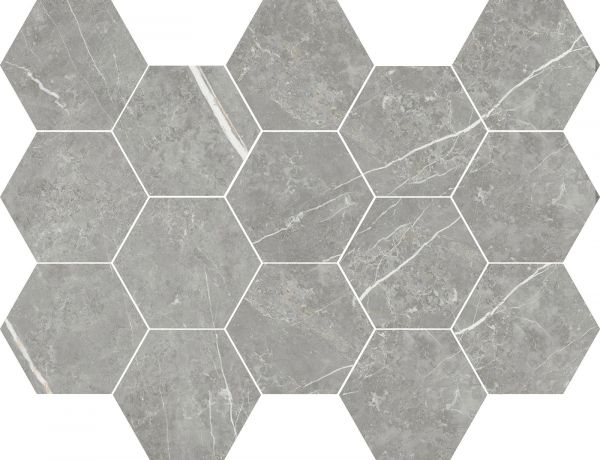 LITTLETON GREY POLISHED 32,5x22,5 HEX