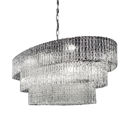 Euroluce Cascade Ellipse 122 Прозрачный