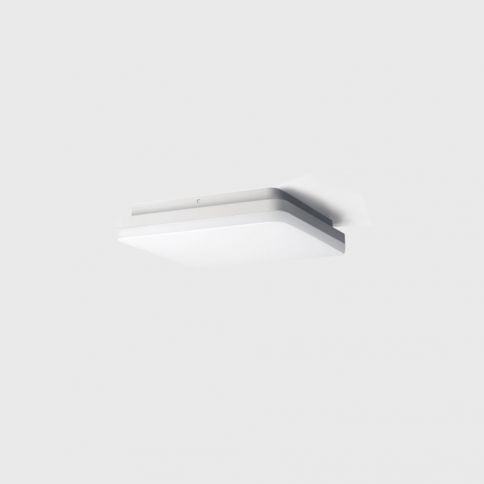 FLAT S1, 210x210mm, h56mm, LED 15W/10W, 3000K/4000K, IP54, белый