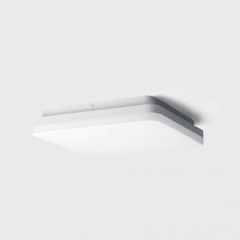 FLAT S3, 400x400mm, h65mm, LED 38W/29W, 3000K/4000K, IP54, белый