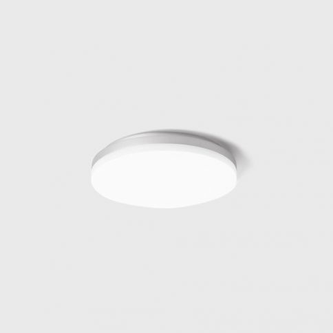 FLAT R1, D220mm, h55mm, LED 15W/10W, 3000K/4000K, IP54, белый