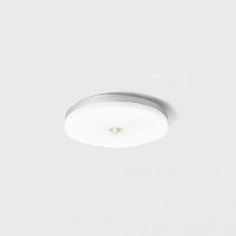 FLAT R1 SMART, D250mm, h 63mm, LED 15W/10W, 3000K/4000K, IP54, liikumisandur, valge