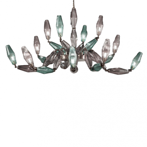 Euroluce Mov L8+4 Teal sinine & Fume