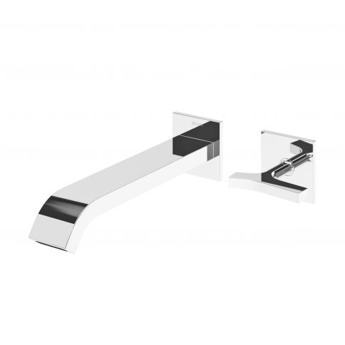 Bruma Royale 2-отверстный прогрессивный смеситель для стены Хром