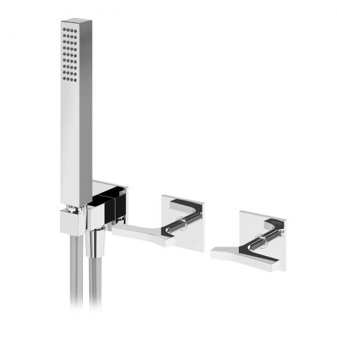 Bruma Royale Прогрессивный скрытый смеситель с 2 выходами и ручным душем Хром