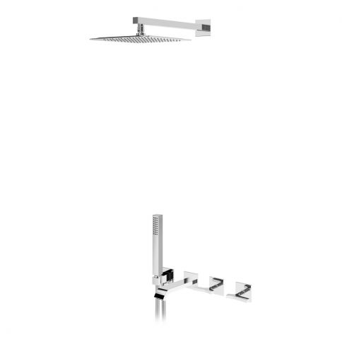 Bruma Royale Progressiivne vann-dušikomplekt koos peadusšiga, Quadra käsidušikomplekt ja EdgeQ vannivoolik Päikeseloojang