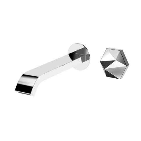 Bruma Utopia 2-auguline progressiivne seina sisse paigaldatav kraan Gunmetal