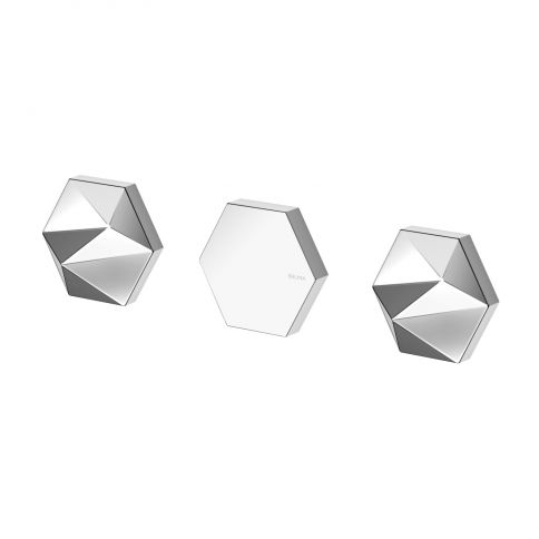 Bruma Utopia 3-auguline sisseehitatud kraan, Gunmetal