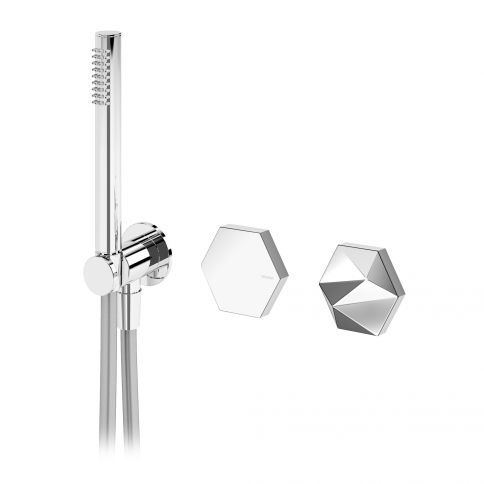 Bruma Utopia Progressive sisseehitatud segisti koos käsidušikomplektiga, Päikesetõus