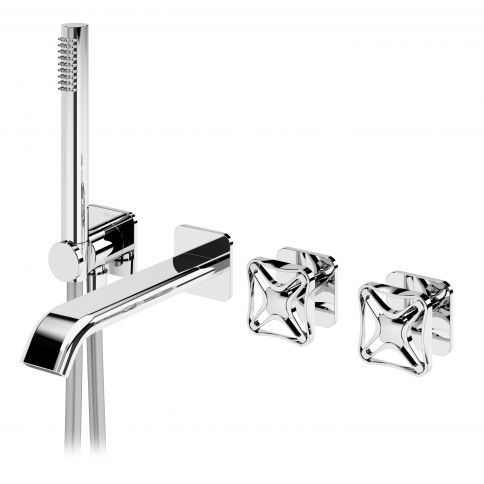 Bruma Navy Progressiivne segisti koos ZenS vannitila ja Elo käsidušikomplektiga, Puhas valge