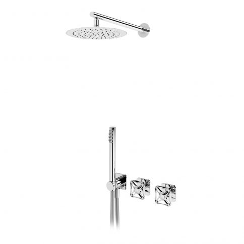 Bruma Navy Progressiivne dušikomplekt dušipeaga Ø250 mm ja käsidušiga, kroom