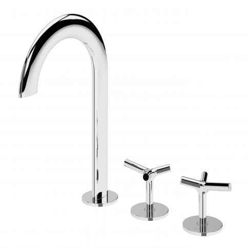 Bruma Genesi 3-auguline kahe käepidemega segisti, Öötaevas