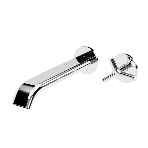 Bruma Genesi Progressiivne seina sisse paigaldatav segisti, Puhas valge