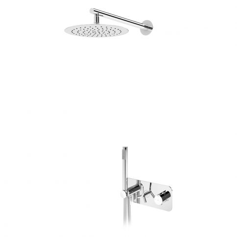 Bruma Genesi Termostaatiline dušikomplekt dušipeaga Ø250 mm ja käsidušiga, Gunmetal