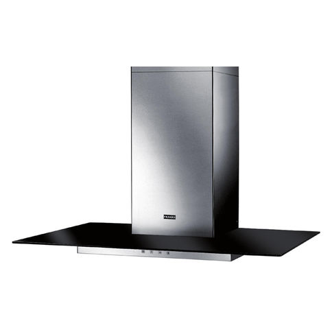 Hoods FGL 9015 BK / XS stainless steel / black glass 900mm. Franke (110.0152.541)