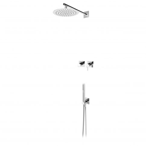 Bruma Breeze Dušikomplekt dušipeaga Ø250 mm ja eraldi käsidušiga, Gunmetal