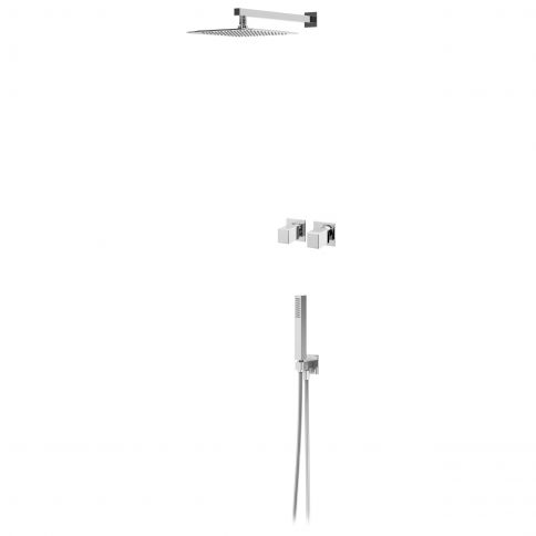 Bruma Adamastor Dušikomplekt üladuši 250x250 mm ja eraldi käsidušiga, Hommikune udu