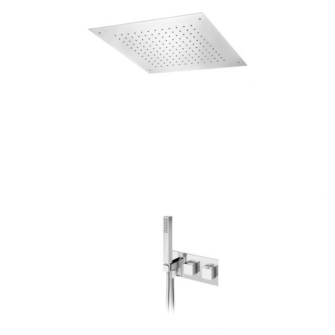 Bruma Adamastor Termostaatkomplekt Celsius üladuši (Vihm) ja käsidušiga, Puhas valge