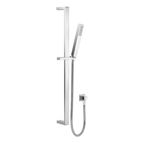 Bruma Adamastor Seinaühenduse, Flat dušilifti, 175 cm Lux-vooliku ja messingist Quadra käsidušiga komplekt, Gunmetal