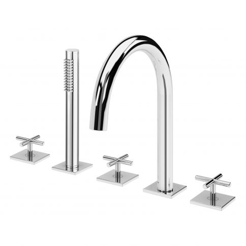 Bruma Hera 5-avalik vanni- ja dušisegisti, Gunmetal