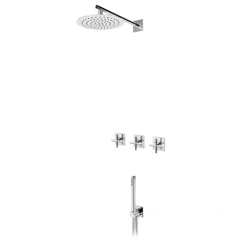 Bruma Hera Komplekt dušipeaga Ø250 mm ja käsidušiga, Gunmetal