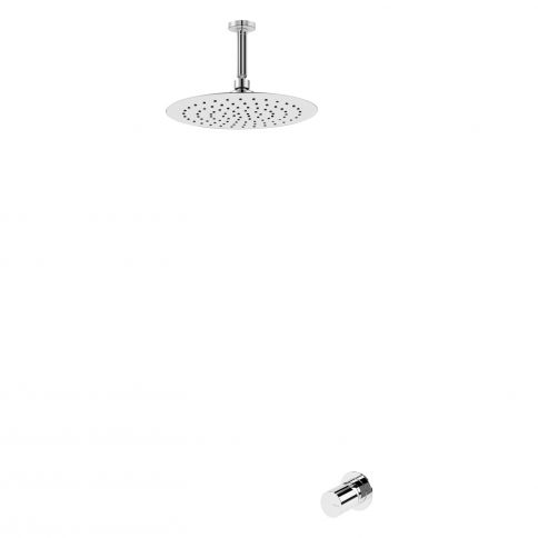 Bruma Avalon Dušikomplekt üladušiga Ø250 mm ja lae dušivars 100 mm, Puhas valge