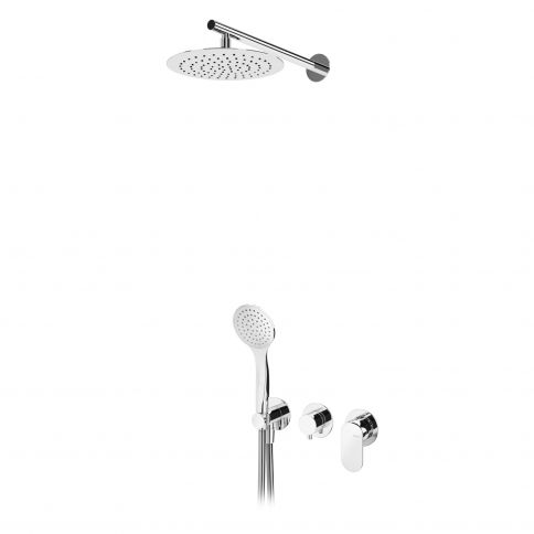 Bruma Spring Komplekt dušipeaga Ø250 mm ja Emotion käsidušiga, Kroom