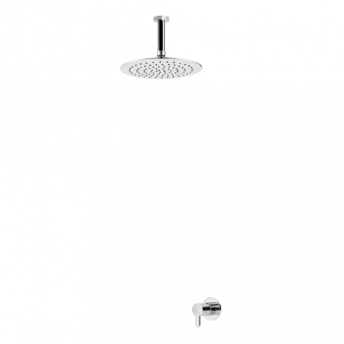 Bruma Leaf Dušikomplekt roostevabast terasest dušipeaga Ø250 mm ja lae dušivarrega 100 mm, Gunmetal