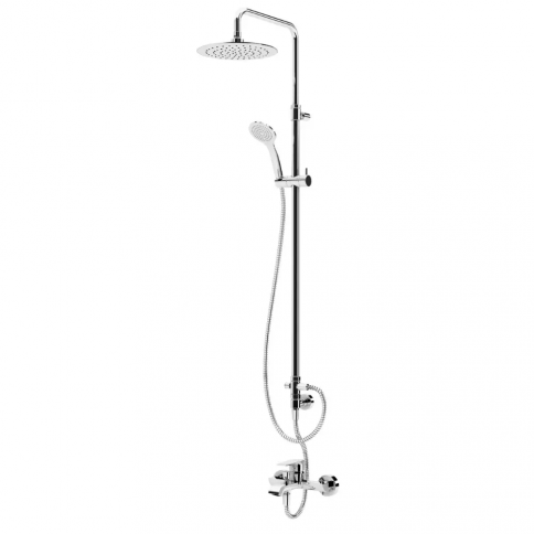 Bruma Nautic Система для ванны/душа с верхним душем из ABS Ø230 мм и регулируемой душевой стойкой, Ночное небо